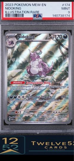 Pokemon nidoking 151 PSA 8