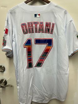 Shohei Ohtani #17 Los Angeles Dodgers White vapor Jersey Mexico edition II Size XL new