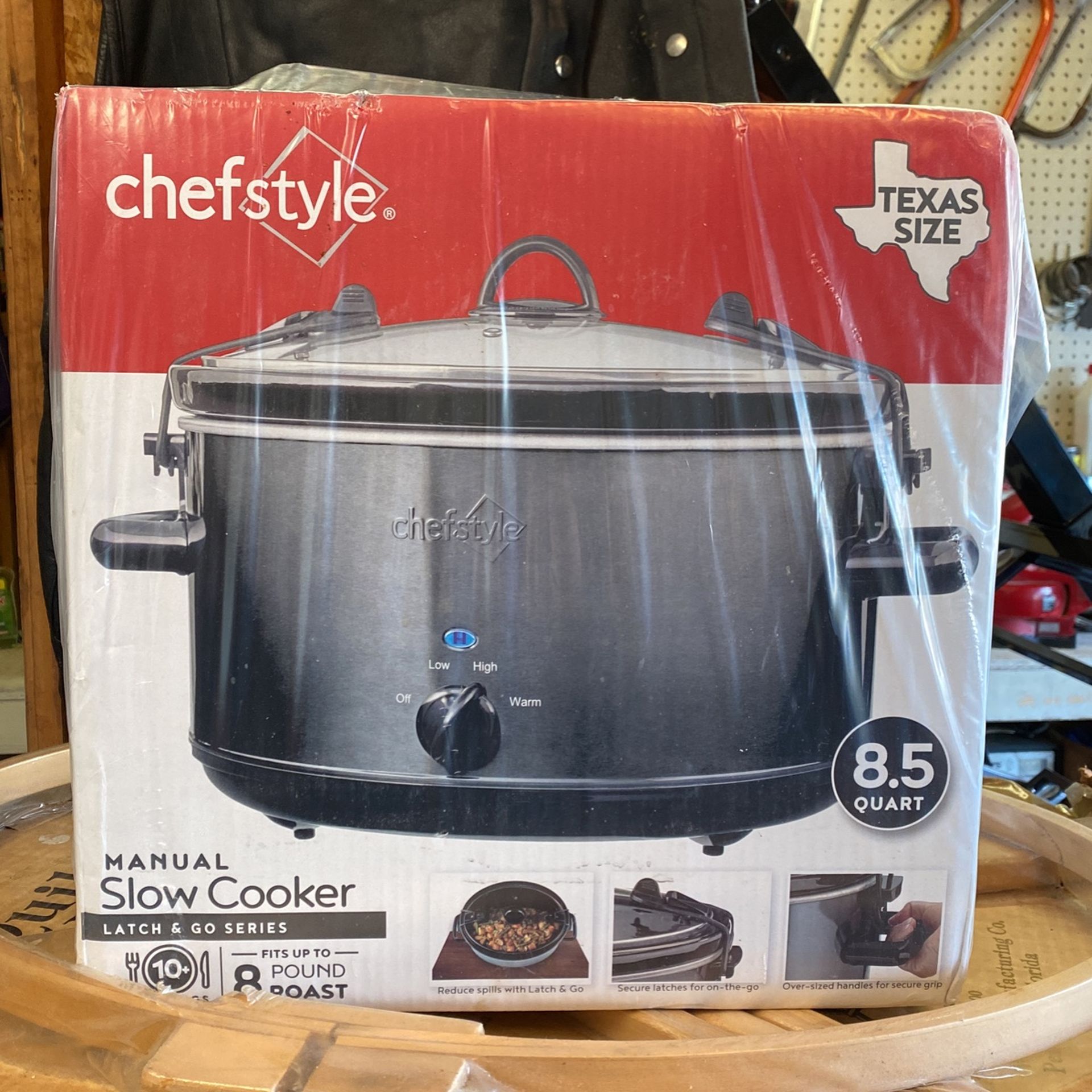 Chefstyle 4 Quart Programmable Red Slow Cooker - Shop Cookers