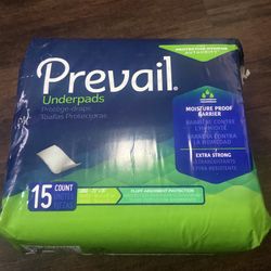 Prevail Underpads Large 23”x36” 150 Ct(10 Bags)