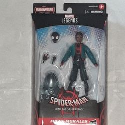 Marvel Legends Miles Morales Spider-Man Into the Spider-Verse from Stilt-Man BAF