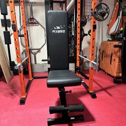 Weight Strength Training Bench - Adjustable and Fast Folding