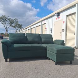 Free Delivery! Emerald Modular Sofa & Ottoman 