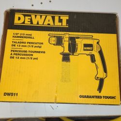 Dewalt 1/2" Hammer Drill, New In Box
