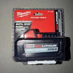 Milwaukee 48-11-1880 M18 REDLITHIUM HIGH OUTPUT XC8.0 BATTERY