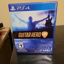 Guitar Hero Live (PlayStation 4, 2015)  PS4 T Rating Pre-owned