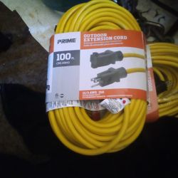 Outdoor Extension Cord 12/3 Awg 100ft.