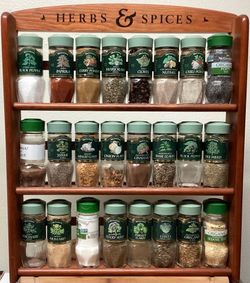 McCormick Classic Wooden Spice Racks Excellent Condition