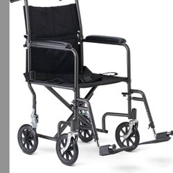 Medline Foldable Lightweight 19” Wide Transpot Chair