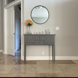 Wall Mirror Entry Table 