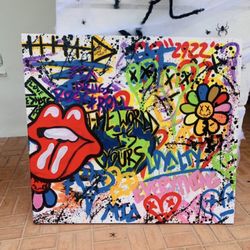 Custom Pop Art Painting 48x55
