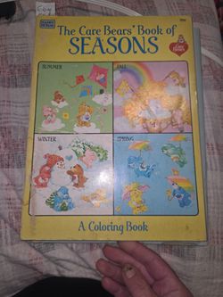 1984 Care Bears Book of Seasons Coloring Book