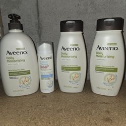 Aveeno Body Washes & Eczema Rescue Relief 