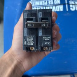 2 Pole 20 Amp Breaker 