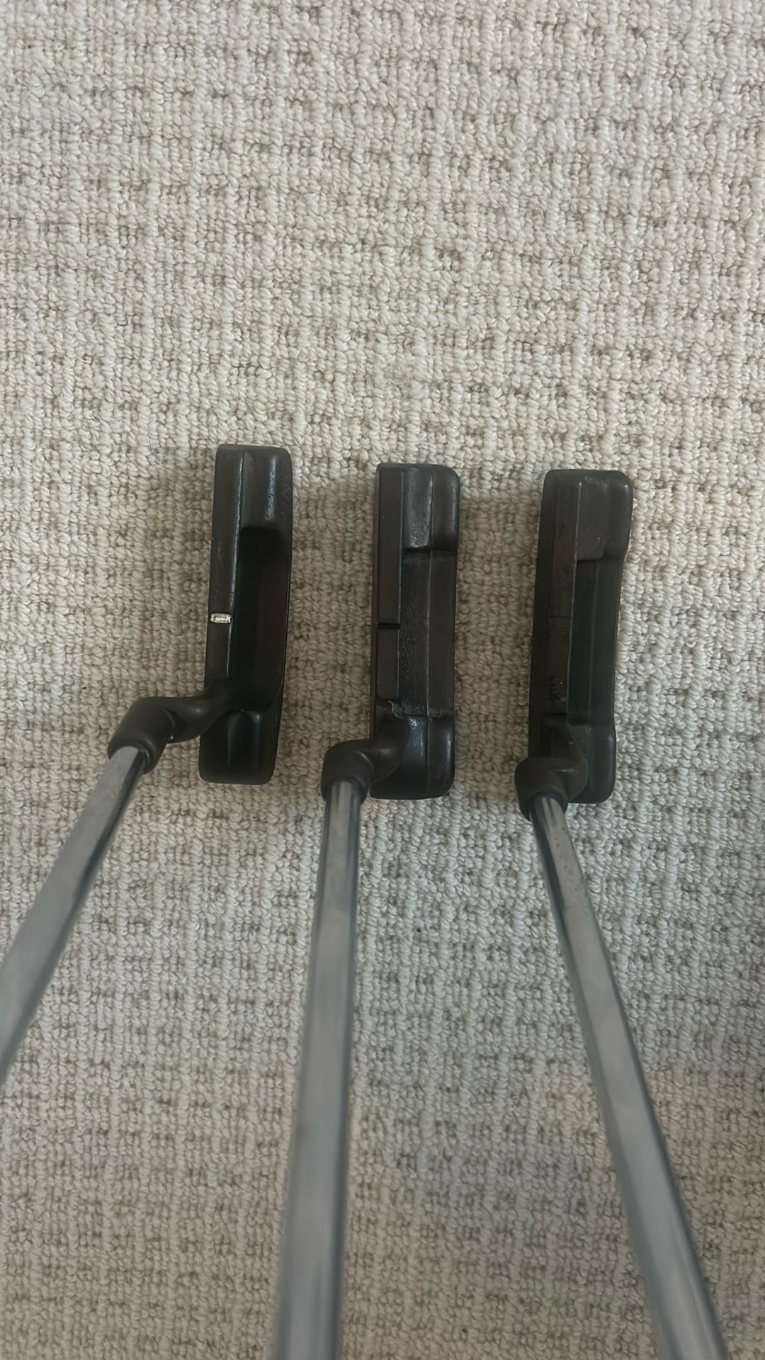 3 Vintage Ping Putters, 2 Anser, 1 Ping PAL