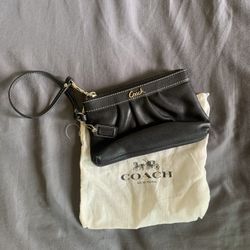 Black Coach Clutch/ Wallet 