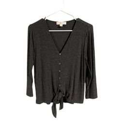 Michael Kors Gray Top, Women’s Medium