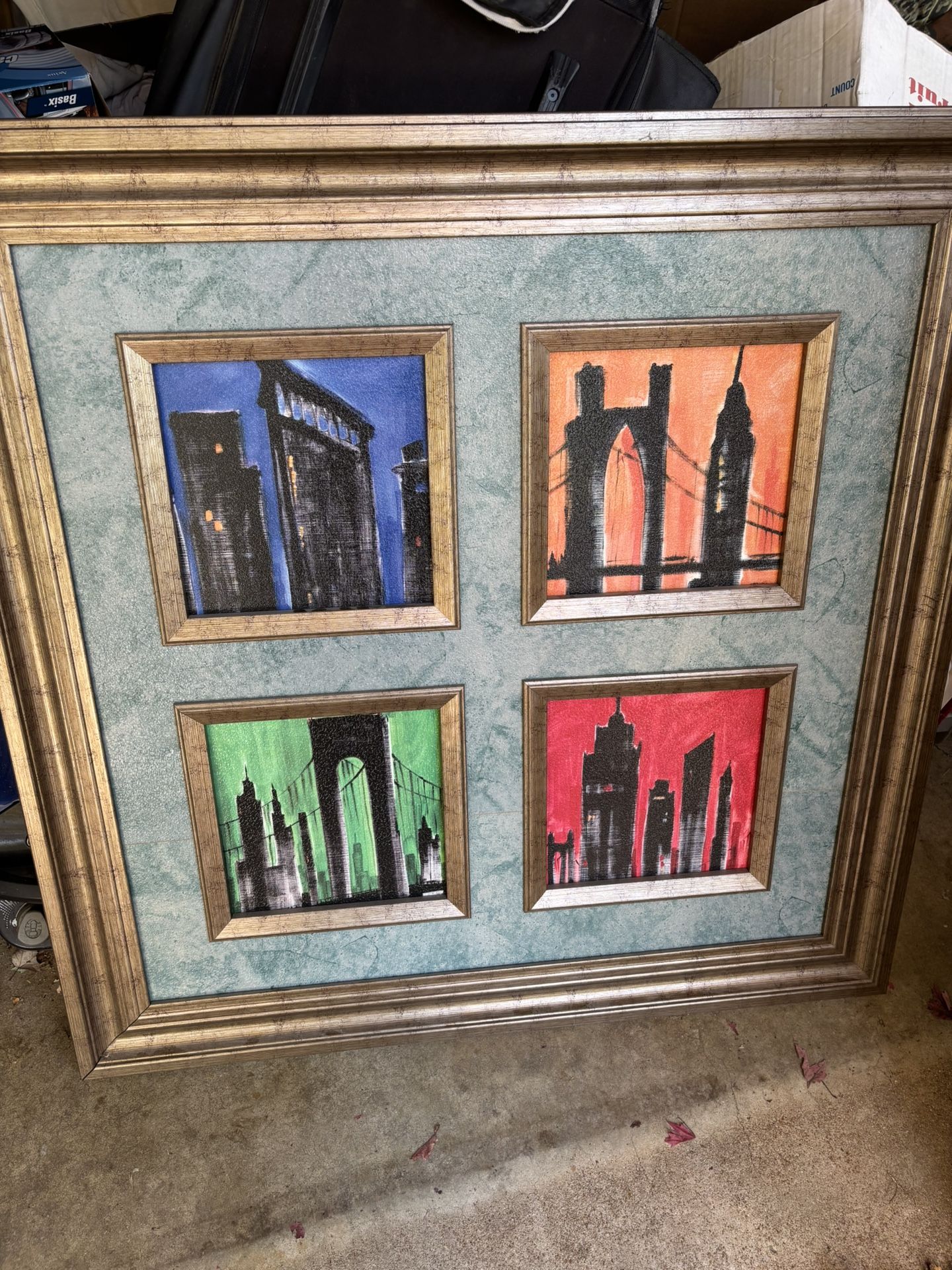 NEW Large Framed Decor
