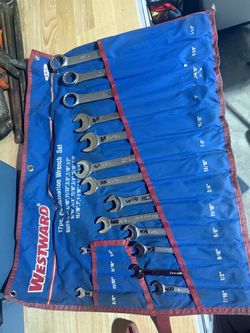 Westward 17-Piece SAE Combination Wrench Set