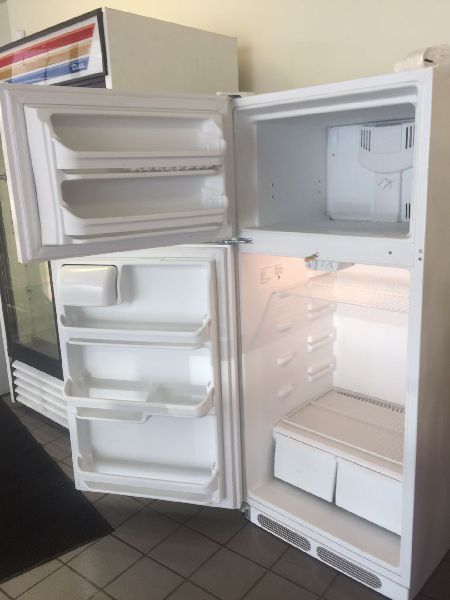 We have 2 top freezer refrigerators for sale each one is selling for $300.00