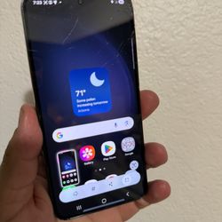 Galaxy S23 128gb Black Color Unlocked For All Carrier Crack Screen 