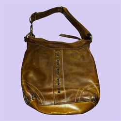 Authentic Coach Brown Leather Chelsea Handbag