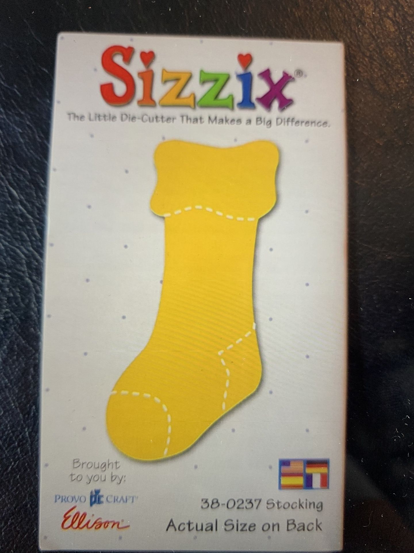 Sizzix Stocking, Medium Die