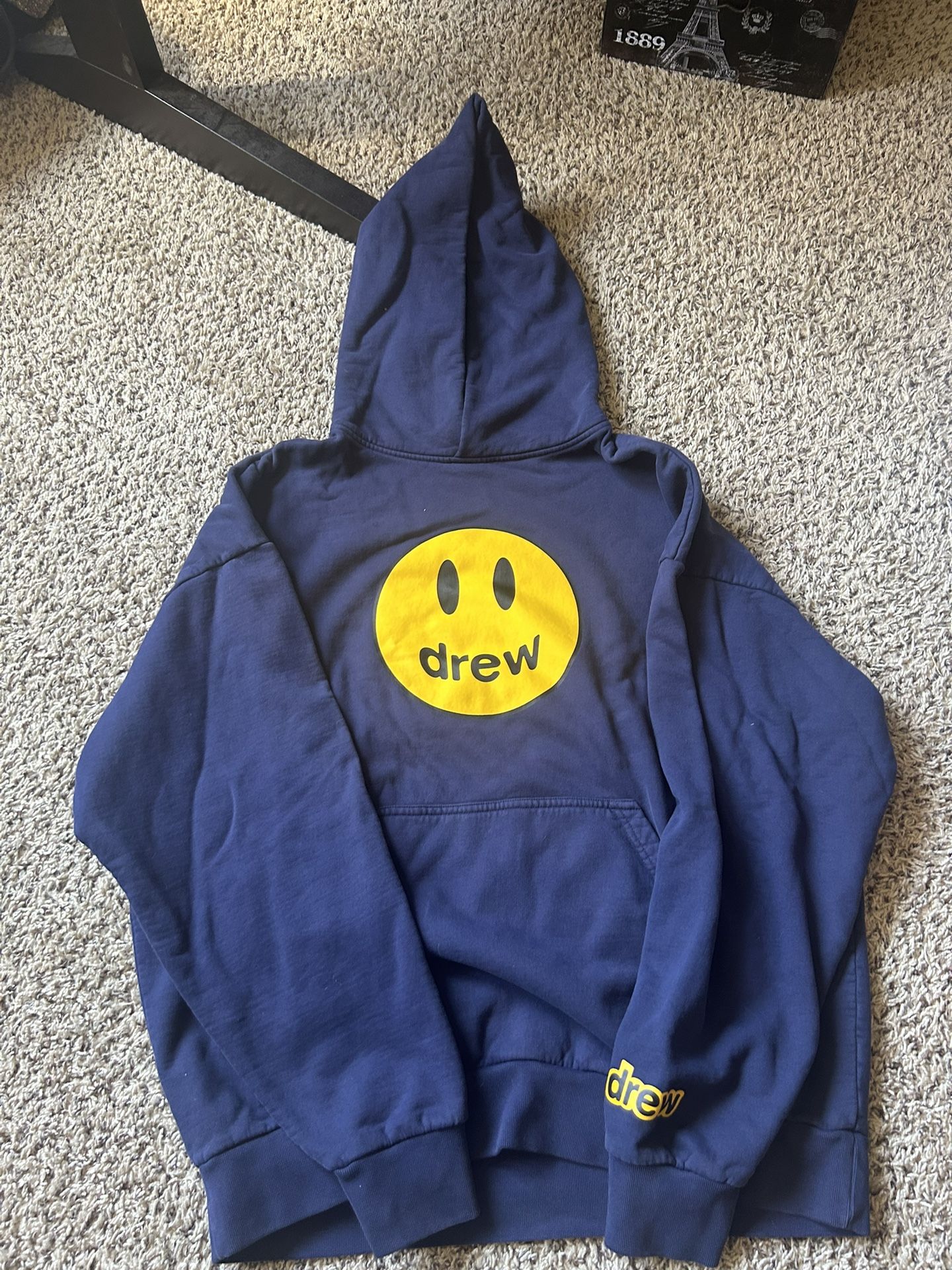 Oversized Hoodie Dark Navy Drew House Mascot Hoodie Navy Drew 