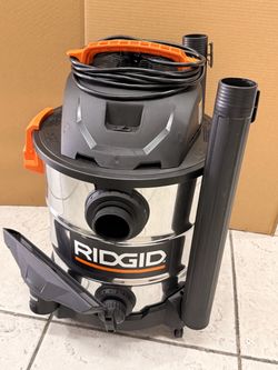RIDGID 10 Gal. 6.0 Peak HP Stainless Steel Shop Vacuum Wet Dry Vac