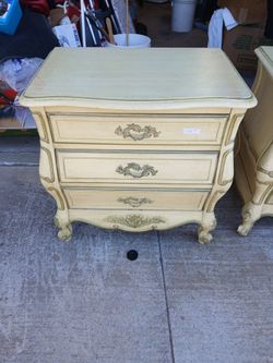 Antique Bed Night Stand Tables (2)