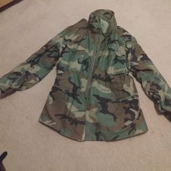 Camo Jacket Large Long