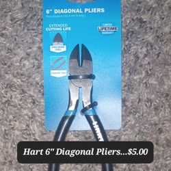 Hart 6" Diagnal Pliers