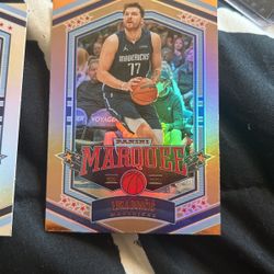 2 Different Luka Doncic MARQUEE Cards 21-22 Season 