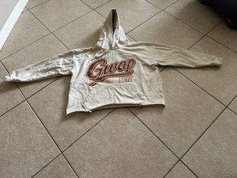 SLIGHTLY USED CLEAN GWAP BOYZ HOODIE CROP (SIZE L)