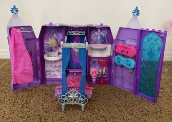 Barbie galaxy castle sales playset