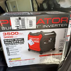 Predator 3500 Inverter Generator Harbor Freight Brand New Sealed Super Quiet