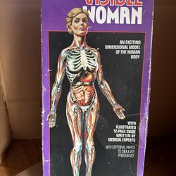 1977 Revell “The Visible Woman” 15” Vintage Collector Model Kit 