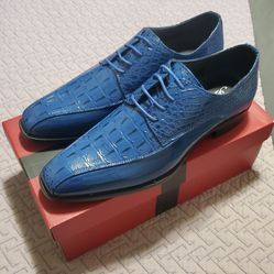 New Royal Blue Dress Shoe sz 11 $45