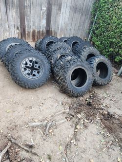 Bighorn maxxis sxs rzr x3 tires $50 each
