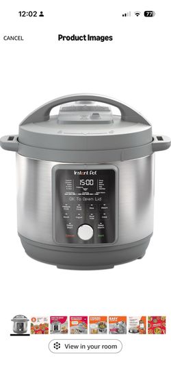 Instant Pot, 6-Quart Whisper Quiet 9-in-1