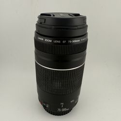 Canon EF 75-300mm f/4-5.6 III Telephoto Zoom Lens AF/MF EOS DSLR