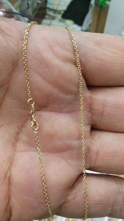 14k Gold chain 18 inch long