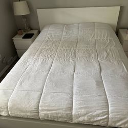 Ikea Malm 2 Storage Boxes Queen Bed