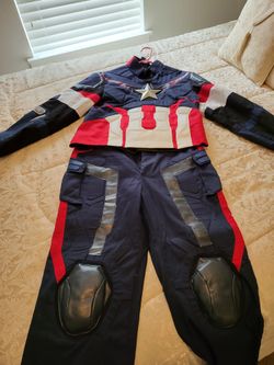 MOVIE QUALITY CAPTAIN AMERICA COSTUME SIZE M