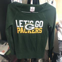 NFL PINK LET’S GO PACKERS SWEATSHIRT