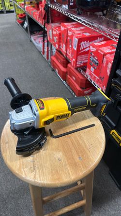 DEWALT 20-Volt MAX Cordless Brushless 4-1/2 in. Angle Grinder with Slide Switch (Tool Only)
