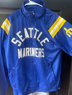 Seattle Mariners MLB Full-Zip Track Jacket Large