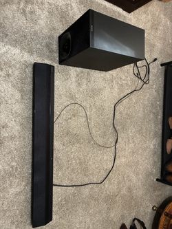 Sony Sound Bar and Subwoofer