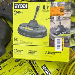 RYOBI 12 in. 2,300 PSI Electric Pressure Washers Surface Cleaner
