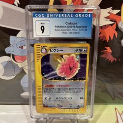 Pokemon Card 1st Edition Clefable CGC Japanese 